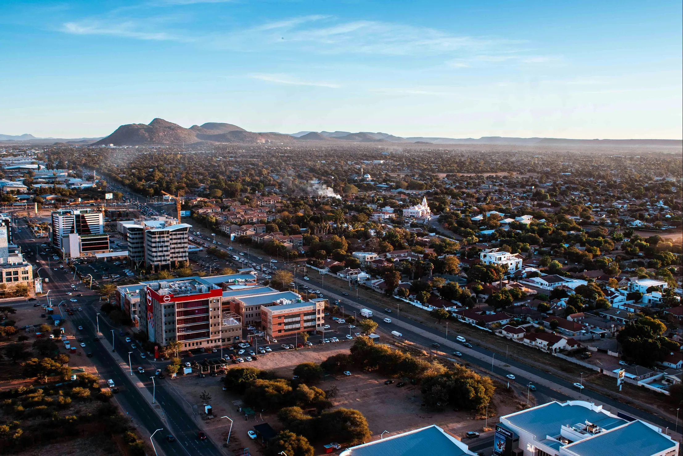 Vue de Botswana — forfaits de données eSIM de voyage